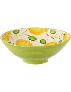 Grand Saladier style méditerranéen Rond 40 cm Céramique...