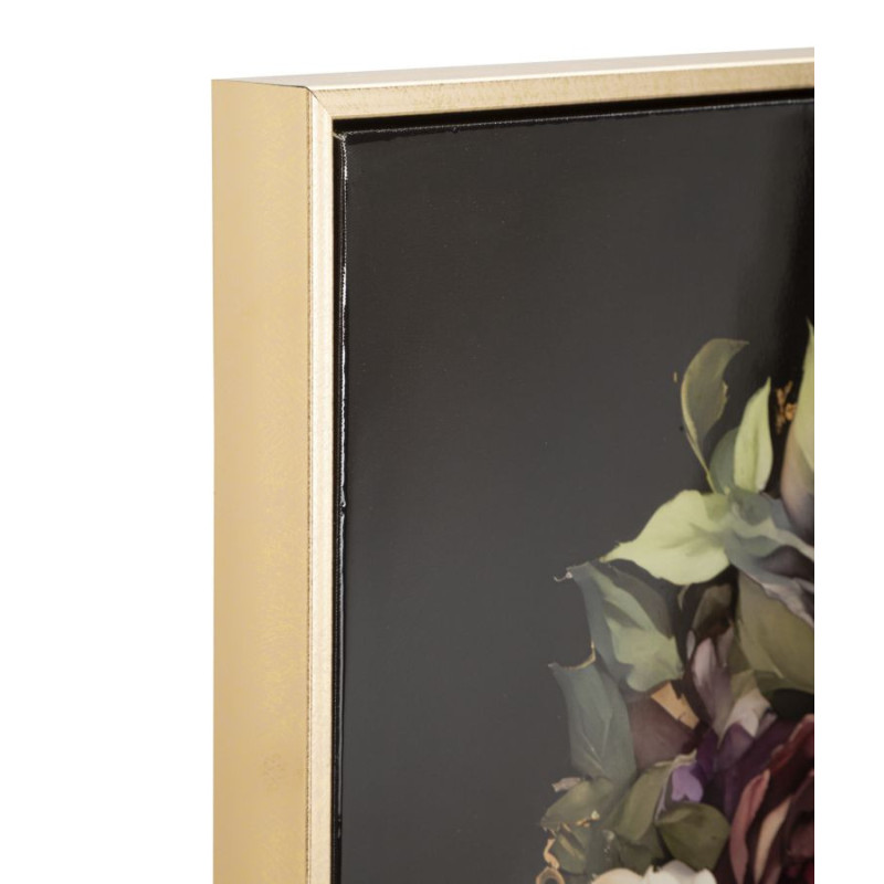 Toile murale peinte style baroque moderne Femme Cadre doré 62x92 Finition laquée Persian A 