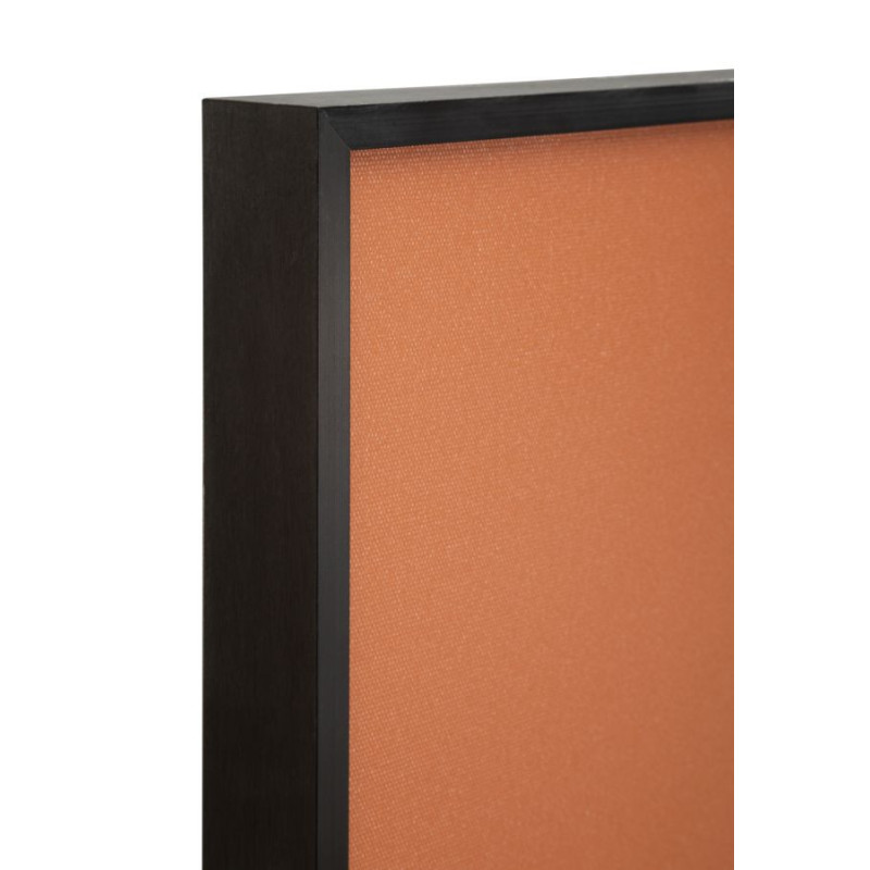 Grande Toile murale lumineuse LED abstraite graphique Cadre noir 150x50 Abstract 