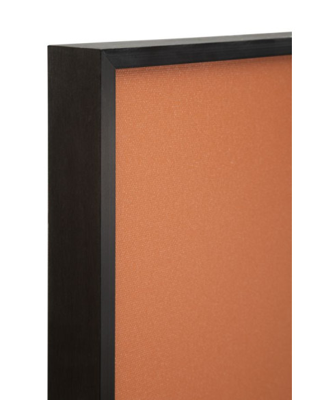 Grande Toile murale lumineuse LED abstraite graphique Cadre noir 150x50 Abstract 