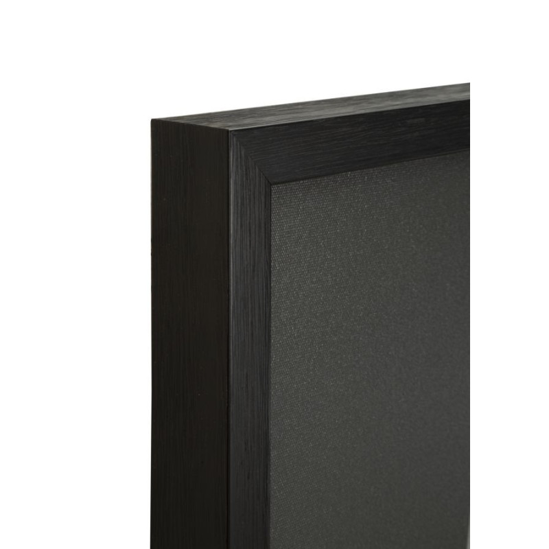 Grande Toile murale lumineuse LED Pop art Femme chic Cadre noir 80x120 Margot 