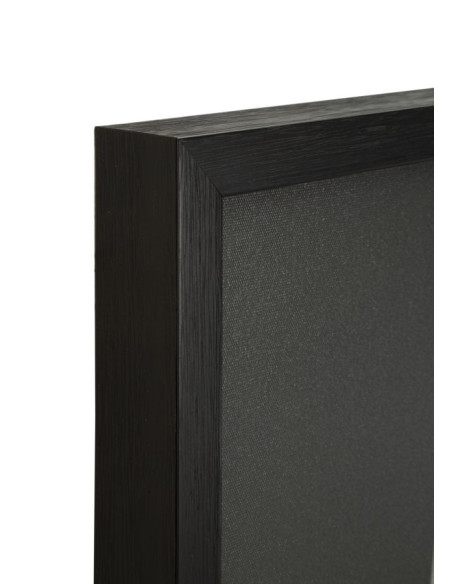 Grande Toile murale lumineuse LED Pop art Femme chic Cadre noir 80x120 Margot 