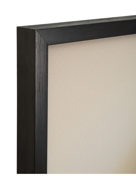 Grande Toile murale lumineuse LED abstraite graphique Cadre noir 80x120 Abstract A 