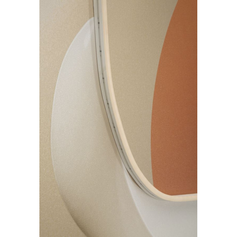 Grande Toile murale lumineuse LED abstraite graphique Cadre noir 80x120 Abstract B 