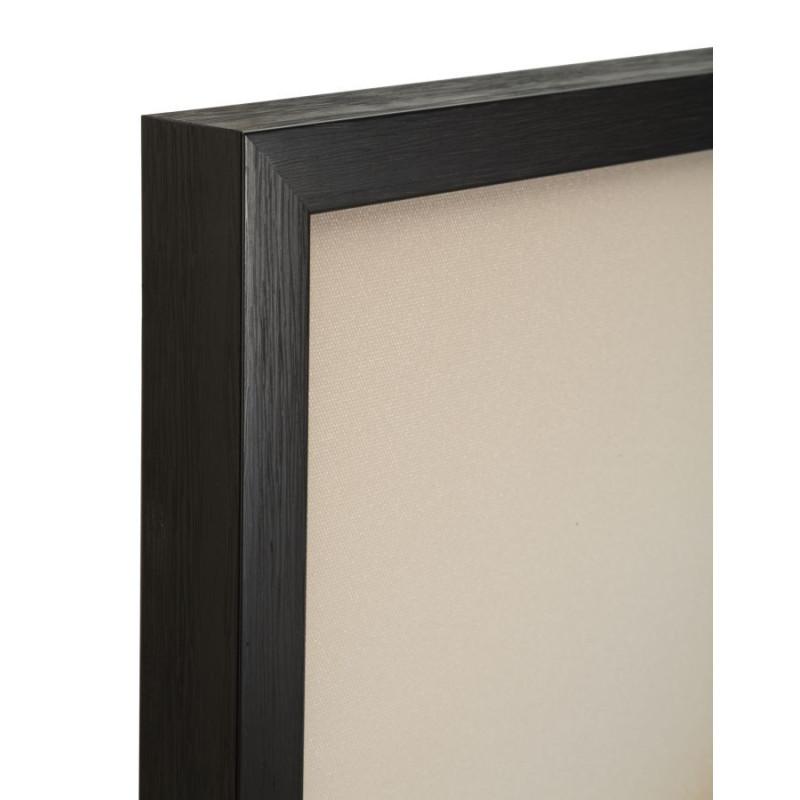 Grande Toile murale lumineuse LED abstraite graphique Cadre noir 80x120 Abstract B 