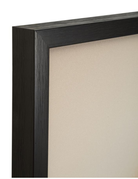 Grande Toile murale lumineuse LED abstraite graphique Cadre noir 80x120 Abstract B 