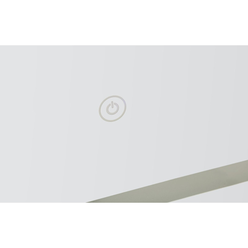 Miroir mural lumineux LED Rectangulaire 60x80 Argenté Simple 