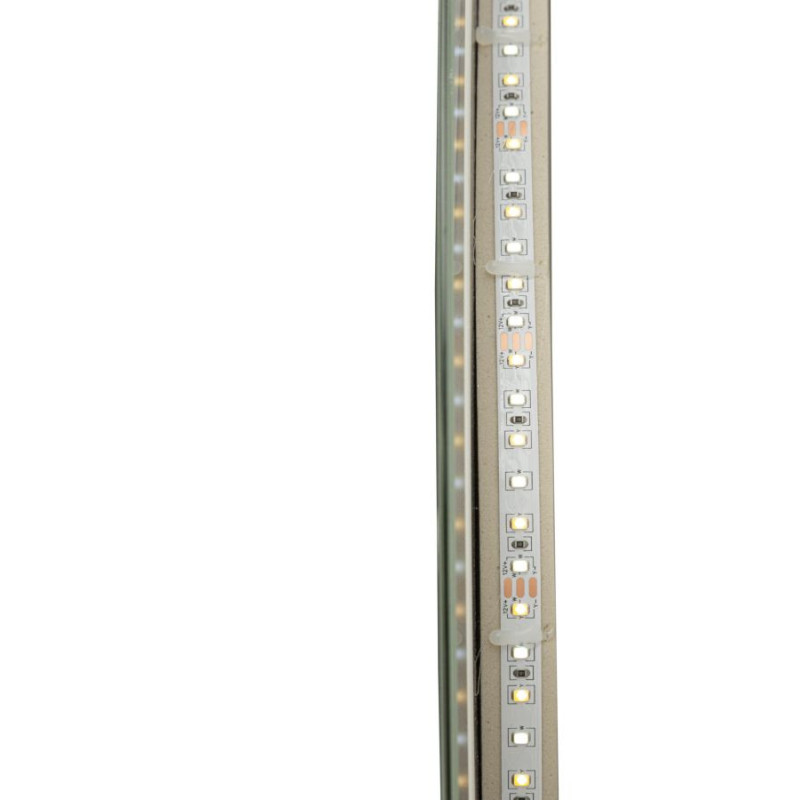 Miroir mural lumineux LED Ovale 60x80 Argenté Simple 