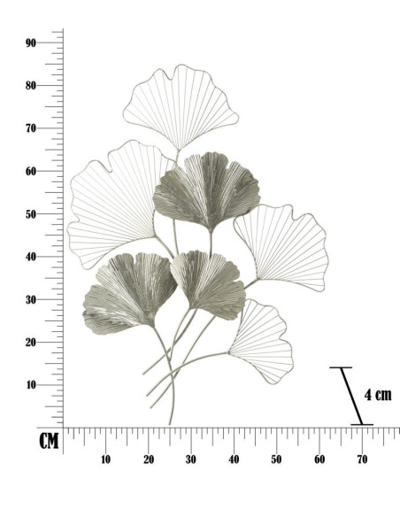 PANNELLO IN FERRO GOXY SILVER CM 62X4X86 