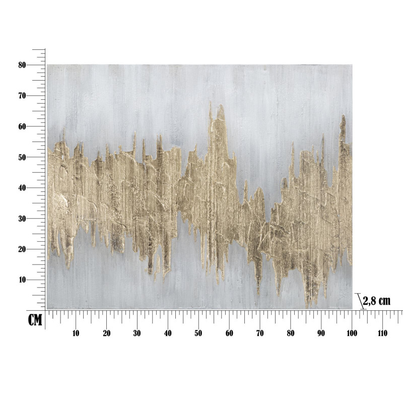 DIPINTO SU TELA GOLDAGE CM 100X2,8X80 