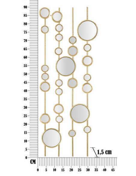 PANNELLO DA MURO SMALL MIRRORS CM 35,5X1,5X90 