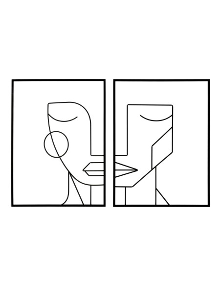 PANNELLO IN FERRO TRIBAL SIMPLY COPPIA CM 60X1X80 