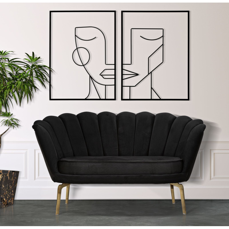 PANNELLO IN FERRO TRIBAL SIMPLY COPPIA CM 60X1X80 