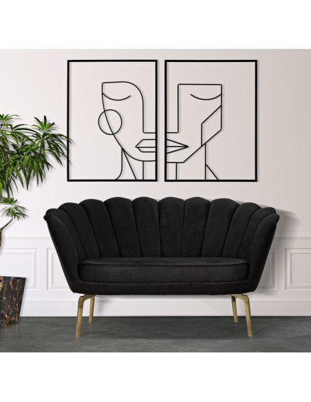 PANNELLO IN FERRO TRIBAL SIMPLY COPPIA CM 60X1X80 