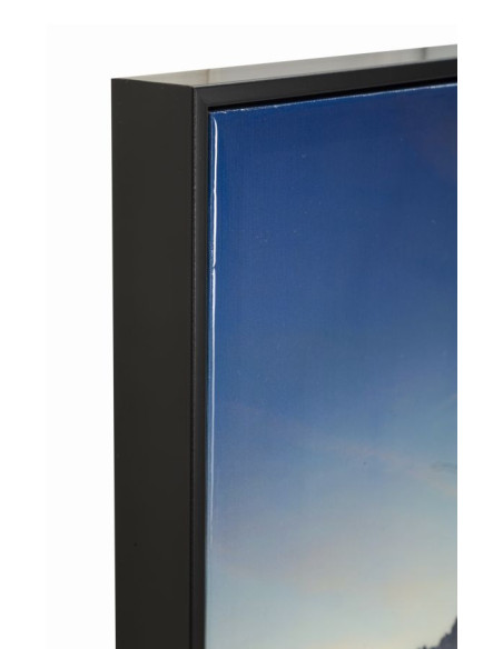 STAMPA SU TELA LACCATA C/CORNICE LAKE CM 90X4X60 