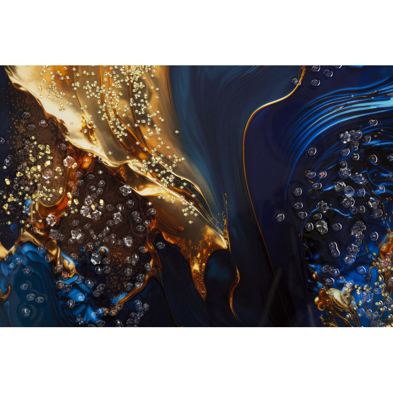 STAMPA SU TELA LACCATA C/CORNICE ANDROMEDA -A- CM 60X4X90 