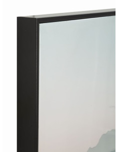 STAMPA SU TELA LACCATA C/CORNICE CACTUS -B- CM 60X4X90 