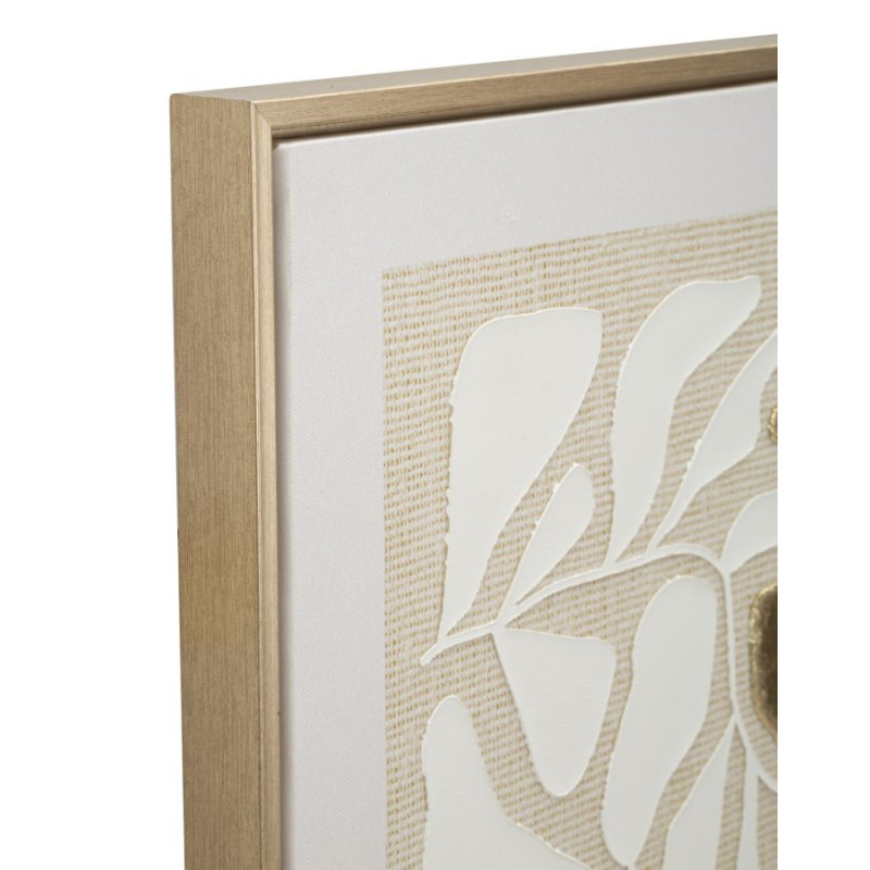 STAMPA DIPINTA SU TELA GOLDY C/CORNICE -B- CM 50X3X70 
