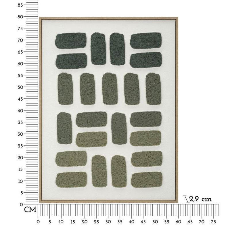 DIPINTO SU TELA 3D C/CORNICE -A- CM 60X2,9X80 