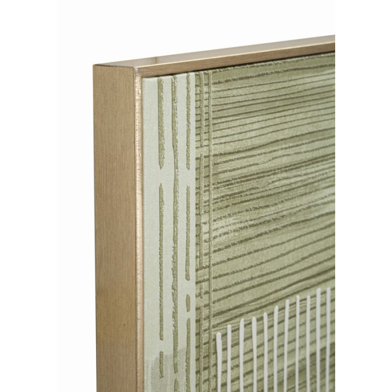 STAMPA DIPINTA SU TELA LIGNES C/CORNICE -A- CM 60X3X60 