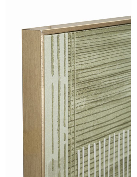 STAMPA DIPINTA SU TELA LIGNES C/CORNICE -A- CM 60X3X60 