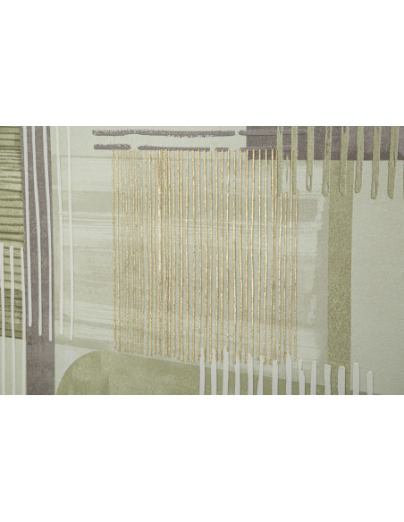 STAMPA DIPINTA SU TELA LIGNES C/CORNICE -A- CM 60X3X60 