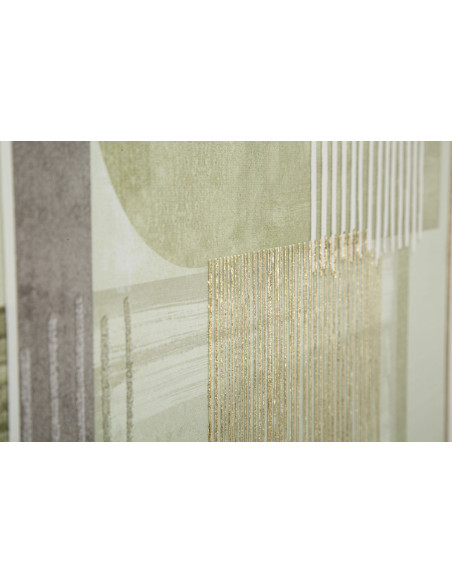 STAMPA DIPINTA SU TELA LIGNES C/CORNICE -A- CM 60X3X60 