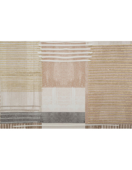 STAMPA DIPINTA SU TELA LIGNES C/CORNICE -B- CM 60X3X60 