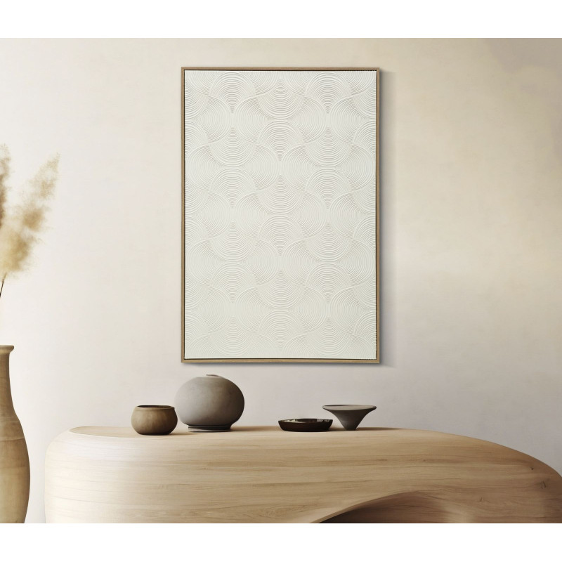 DIPINTO SU TELA SEMPLICITY C/CORNICE -A- CM 80X3,8X120 