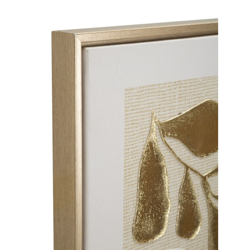 STAMPA DIPINTA SU TELA GOLDY C/CORNICE -A- CM 50X3X70 