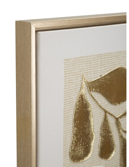 STAMPA DIPINTA SU TELA GOLDY C/CORNICE -A- CM 50X3X70 