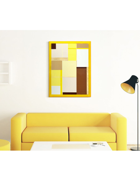 STAMPA SU TELA LACCATTO ACRYLIC C/CORNICE -A- CM 60X3,3X80 