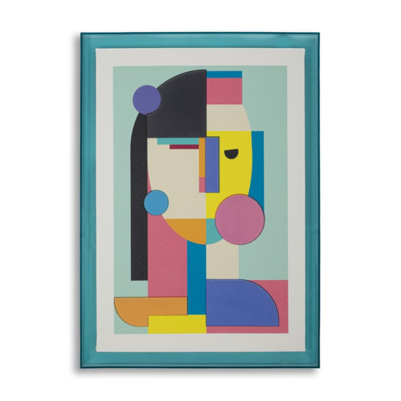 STAMPA SU TELA PICASSY C/CORNICE -B- CM 50X3,3X70 