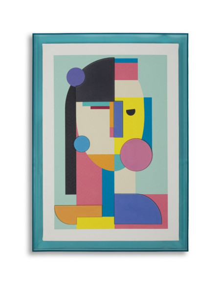 STAMPA SU TELA PICASSY C/CORNICE -B- CM 50X3,3X70 