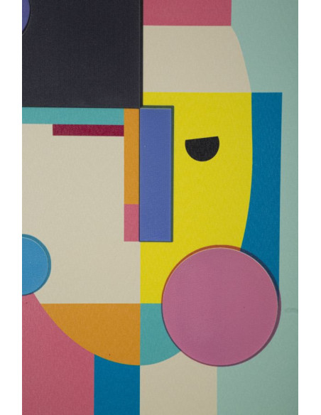 STAMPA SU TELA PICASSY C/CORNICE -B- CM 50X3,3X70 