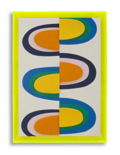 STAMPA SU TELA POP ART C/CORNICE -A- CM 50X3,3X70 