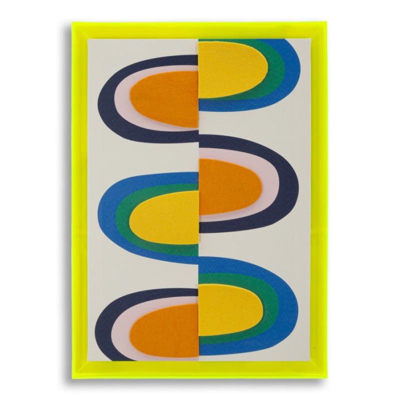 STAMPA SU TELA POP ART C/CORNICE -A- CM 50X3,3X70 