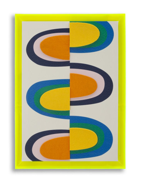 STAMPA SU TELA POP ART C/CORNICE -A- CM 50X3,3X70 