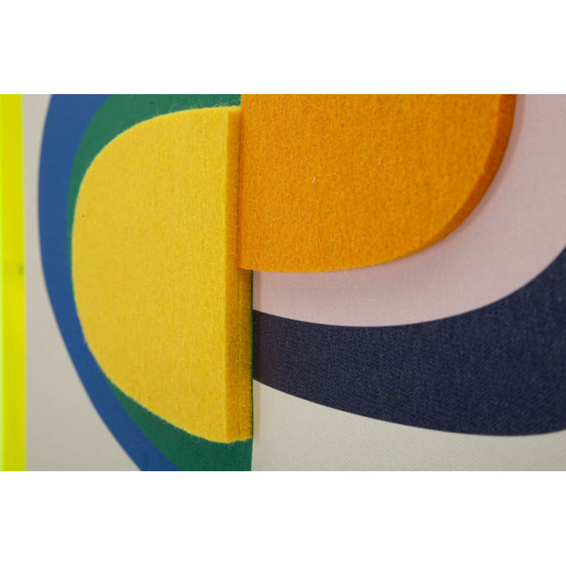 STAMPA SU TELA POP ART C/CORNICE -A- CM 50X3,3X70 