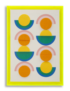 STAMPA SU TELA POP ART C/CORNICE -B- CM 50X3,3X70 