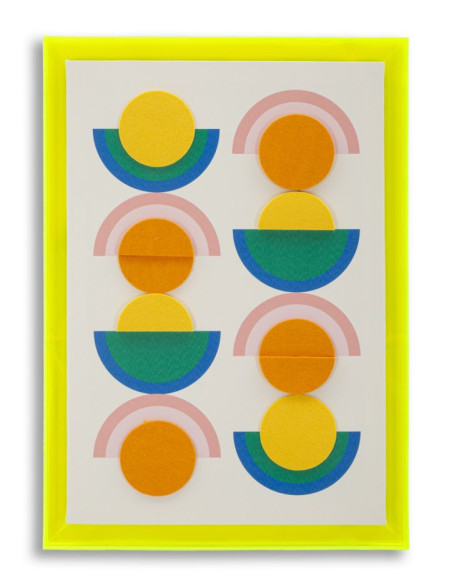 STAMPA SU TELA POP ART C/CORNICE -B- CM 50X3,3X70 