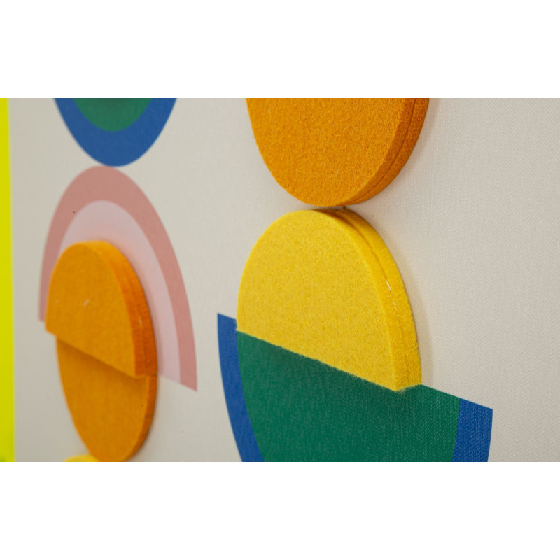 STAMPA SU TELA POP ART C/CORNICE -B- CM 50X3,3X70 