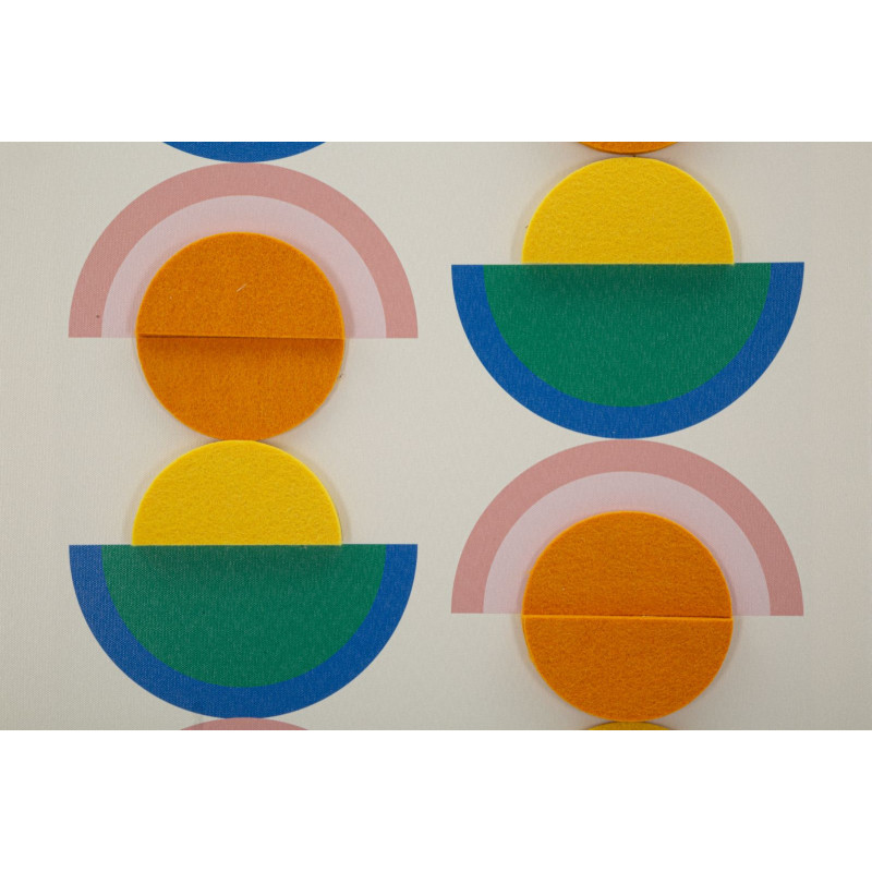 STAMPA SU TELA POP ART C/CORNICE -B- CM 50X3,3X70 