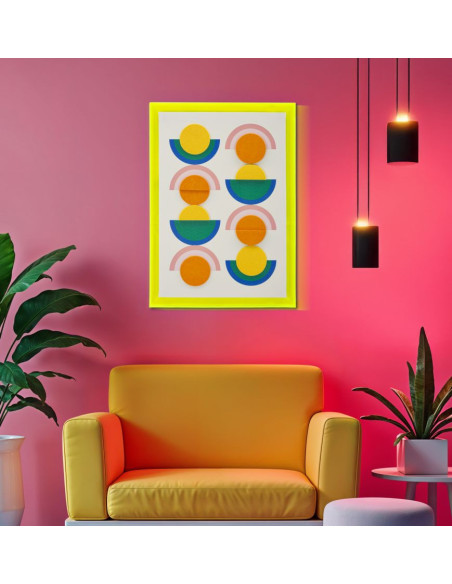 STAMPA SU TELA POP ART C/CORNICE -B- CM 50X3,3X70 