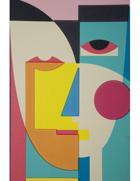 STAMPA SU TELA PICASSY C/CORNICE -A- CM 50X3,3X70 