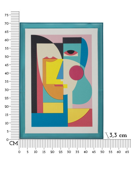 STAMPA SU TELA PICASSY C/CORNICE -A- CM 50X3,3X70 