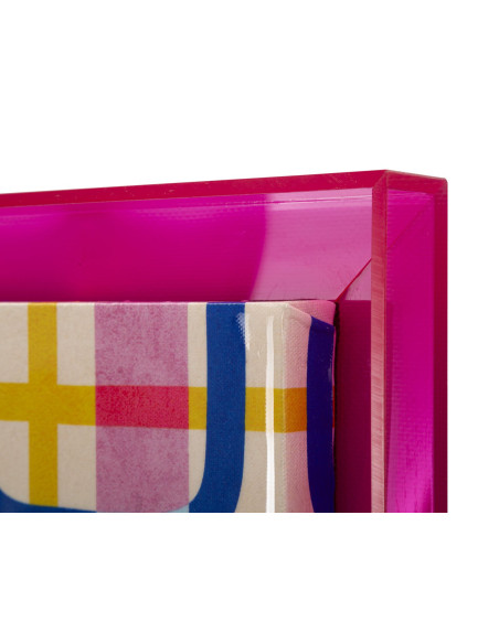 STAMPA SU TELA LACCATTO MODIS C/CORNICE -A- CM 60X3,3X80 