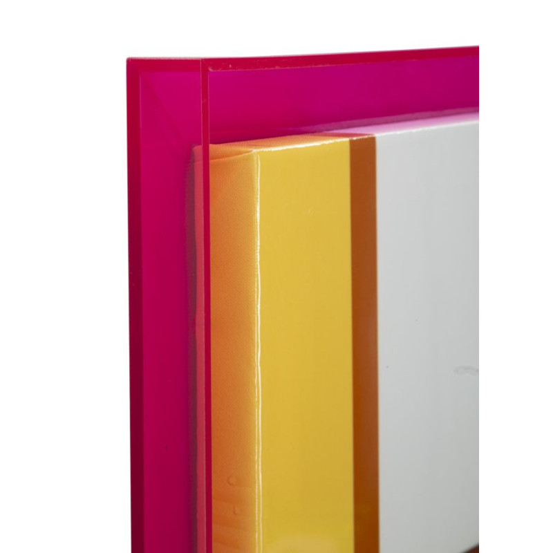 STAMPA SU TELA LACCATTO ACRYLIC C/CORNICE -B- CM 60X3,3X80 