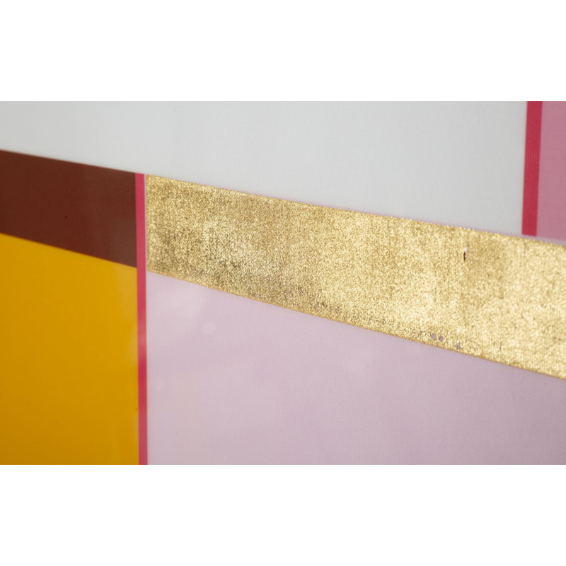 STAMPA SU TELA LACCATTO ACRYLIC C/CORNICE -B- CM 60X3,3X80 