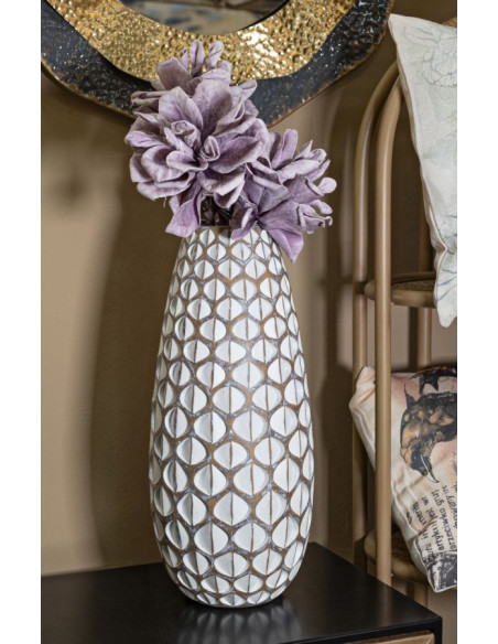 VASO RESINA TIBET CM CM Ø 20X45,5 